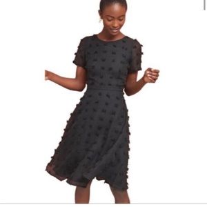 Anthropology Black Dress